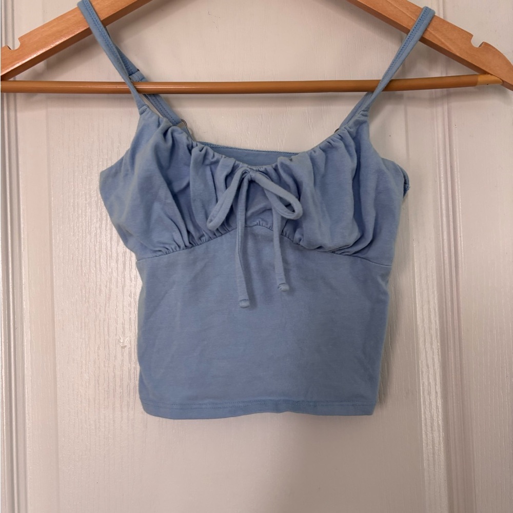 Light Blue Women's Spaghetti Strap Top